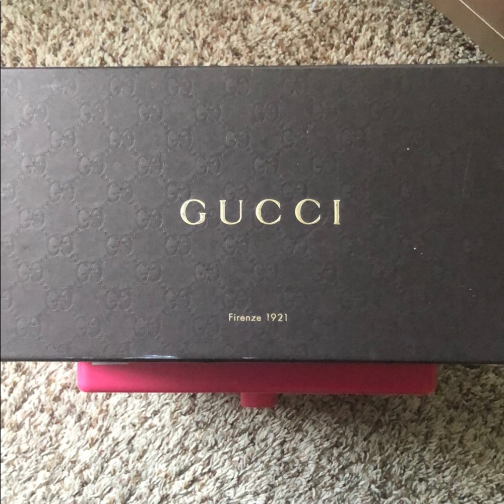 Authentic Gucci Patent Leather Wedges